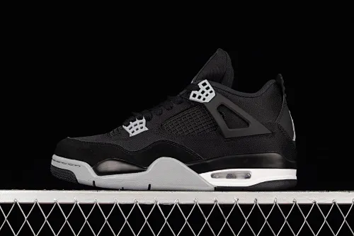 All categories Air Jordan Jordan series basketball shoes Air Jordan 4 L version Air Jordan 4 Retro "Olive Canvas" AJ4 Joe 4 black and gray denim DH7138-006